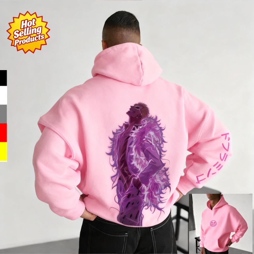 Anime Merchandise Store In Japan - Tek Parça Kapşonlu Donquixote Doflamingo Yeni