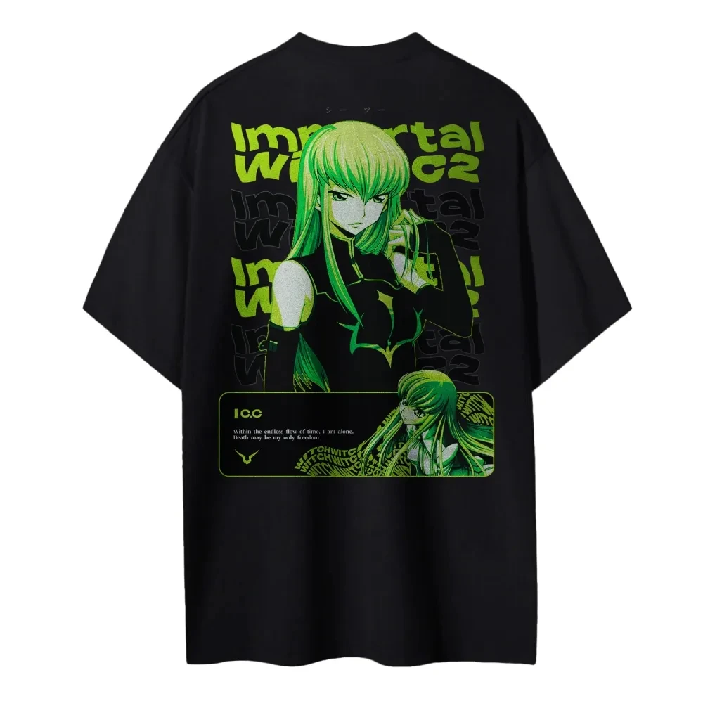 Anime Merchandise Store In Japan - Yeni Code Geass Tişörtü C.C. Karakter