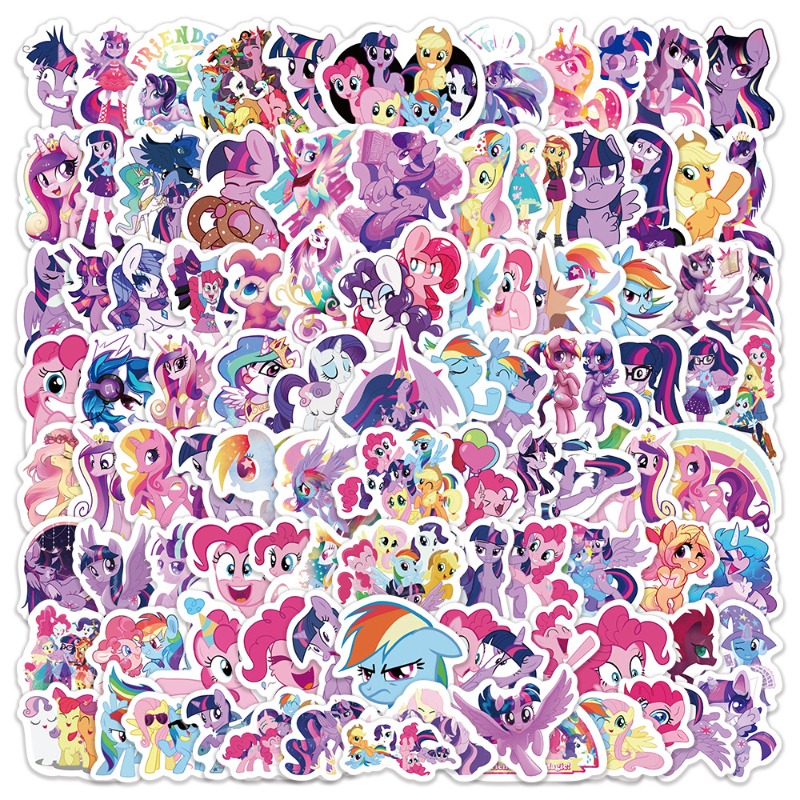 Anime Merchandise Usa - 100 adet Karikatür My Little Pony