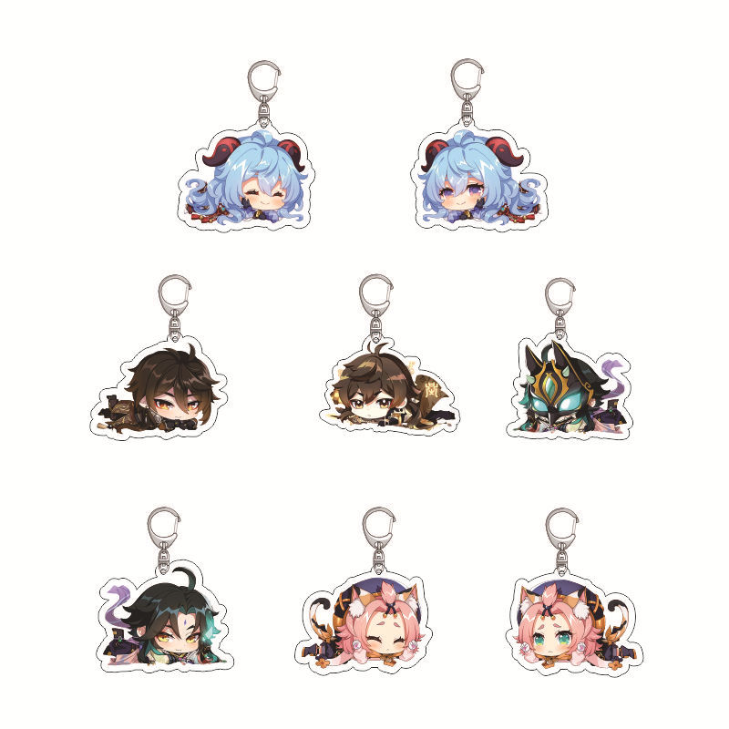 Anime Merchandise Keychain - Genshin Impact Akrilik Anahtarlık Anime Ürünleri